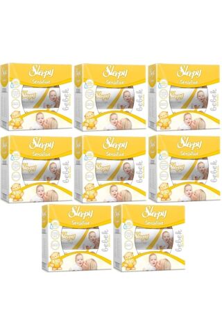 Sleepy Sensitive Islak Bebek Havlusu 50'li x 24 Lü Set