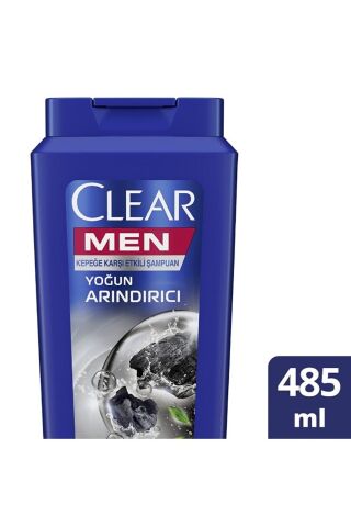 Clear Men Kepeğe Karşı Etkili Şampuan Yoğun Arındırıcı Kömür İle 485 ML