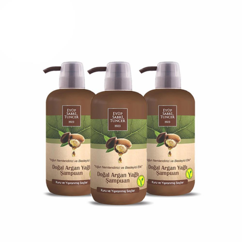 Düvenci Toptan Eyüp Sabri Tuncer Argan Yağlı Şampuan Seti 3' lü Paket
