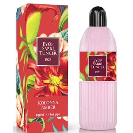 Eyüp Sabri Tuncer Amber Kolonyası 400 ml Silindir Pet Şişe