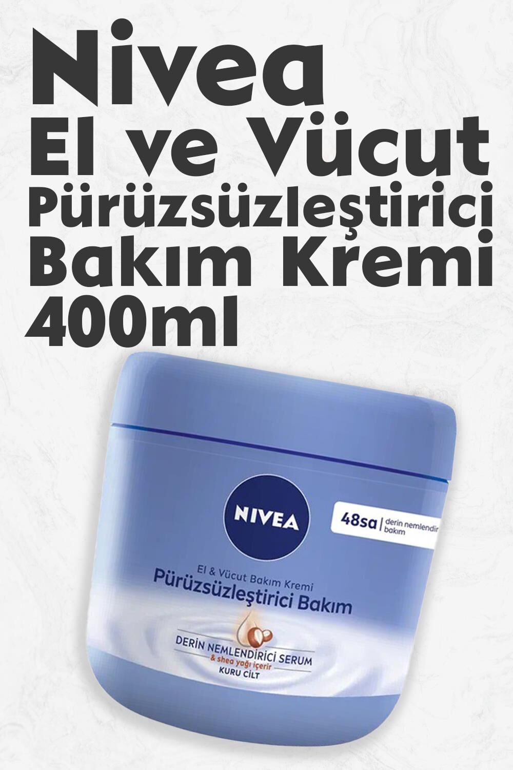 Nivea El ve Vücut Pürüzsüzleştirici Bakım Kremi 400 ml