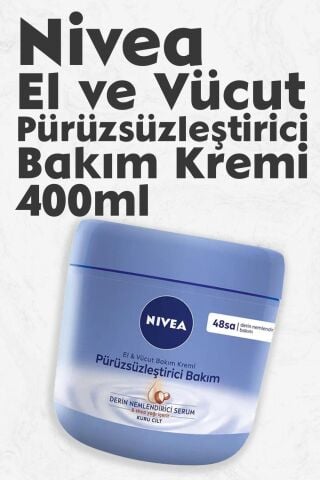 Nivea El ve Vücut Pürüzsüzleştirici Bakım Kremi 400 ml