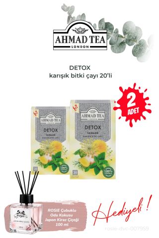 2 paket Detox Tea 20’li Poşet Çay ve Oda Kokusu