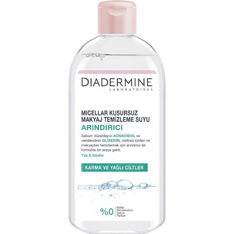 DIADERMINE Arındırıcı Micellar Kusursuz Makyaj Temizleme Suyu 400 ml