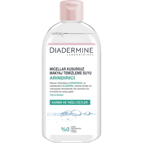 DIADERMINE Arındırıcı Micellar Kusursuz Makyaj Temizleme Suyu 400 ml