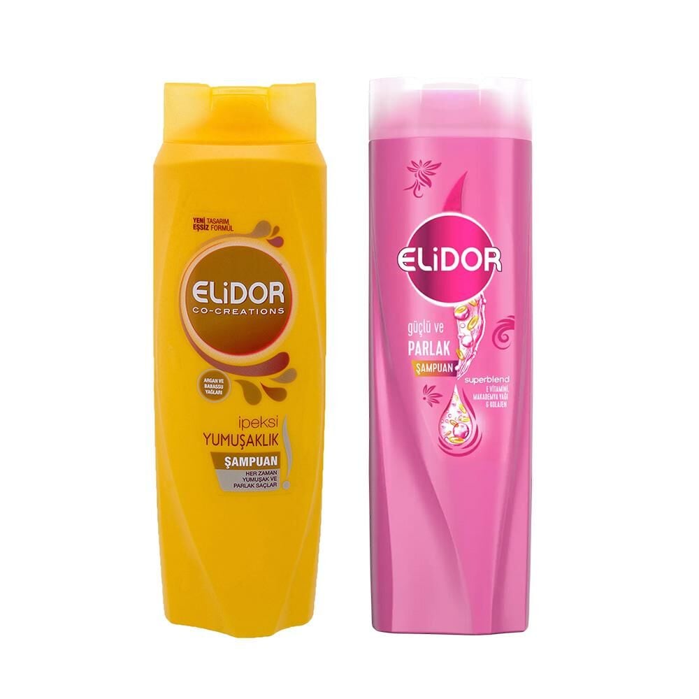 Elidor Superblend Saç Bakım Şampuanı İpeksi Yumuşaklık ve Güçlü Parlak