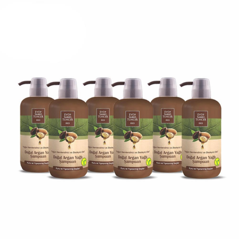 Düvenci Toptan Eyüp Sabri Tuncer Argan Yağlı Şampuan Seti 6' lı Paket