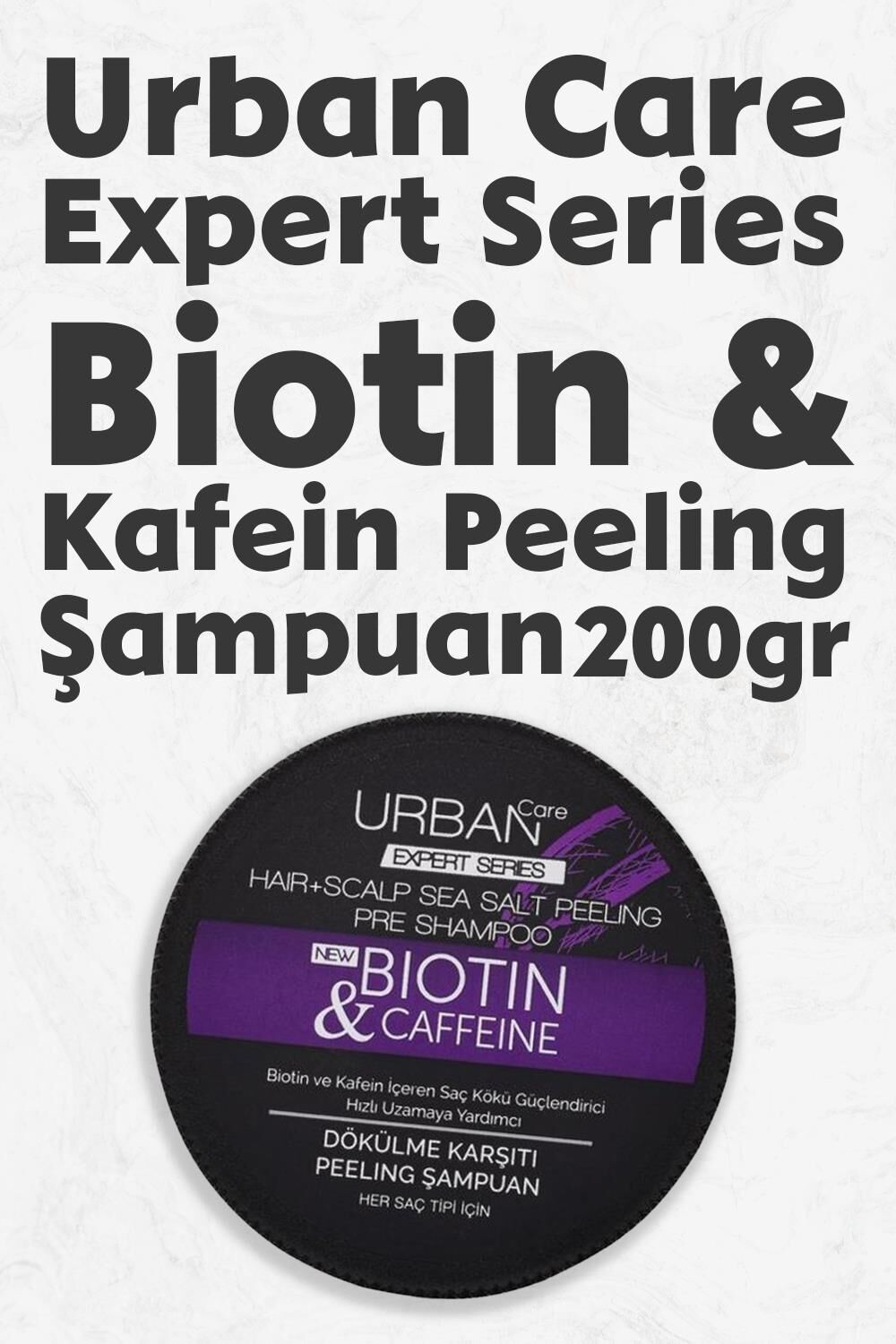 Urban Care Expert Biotin & Kafein Peeling Şampuan 200 gr