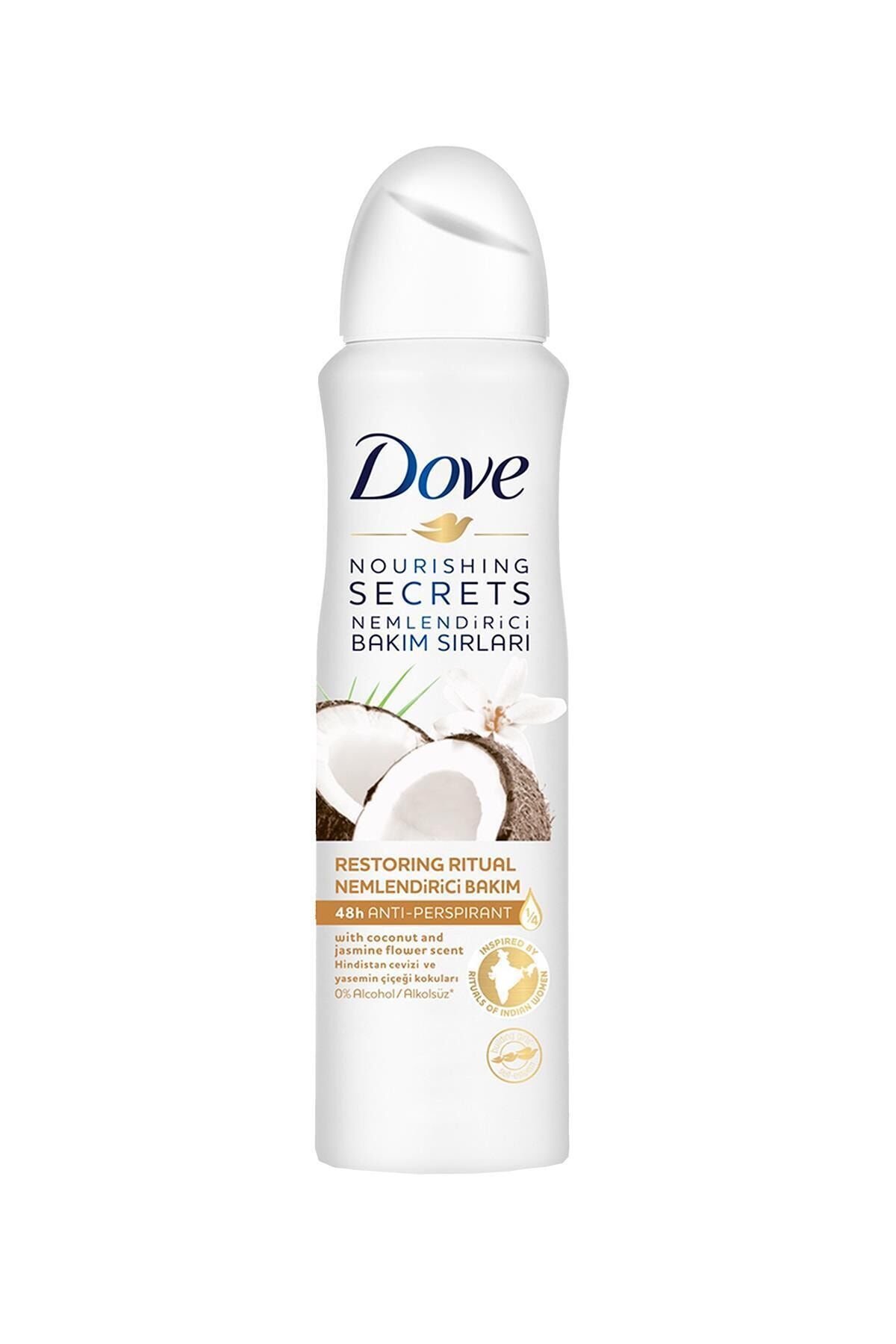 Dove Hindistan Cevizi Kadın Sprey Deodorant 150 ml