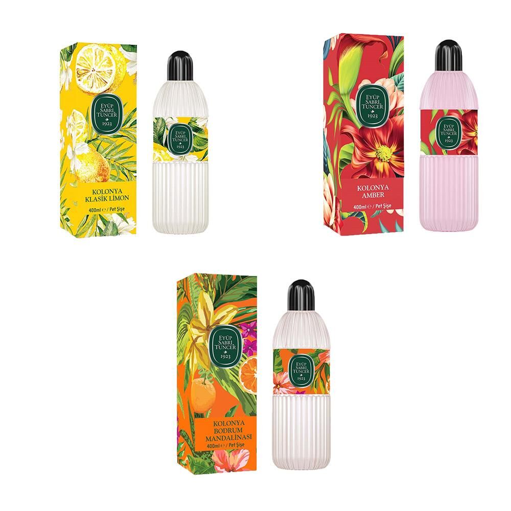 Eyüp Sabri Tuncer Kolonya Bodrum Mandalinası, Klasik Limon ve Amber