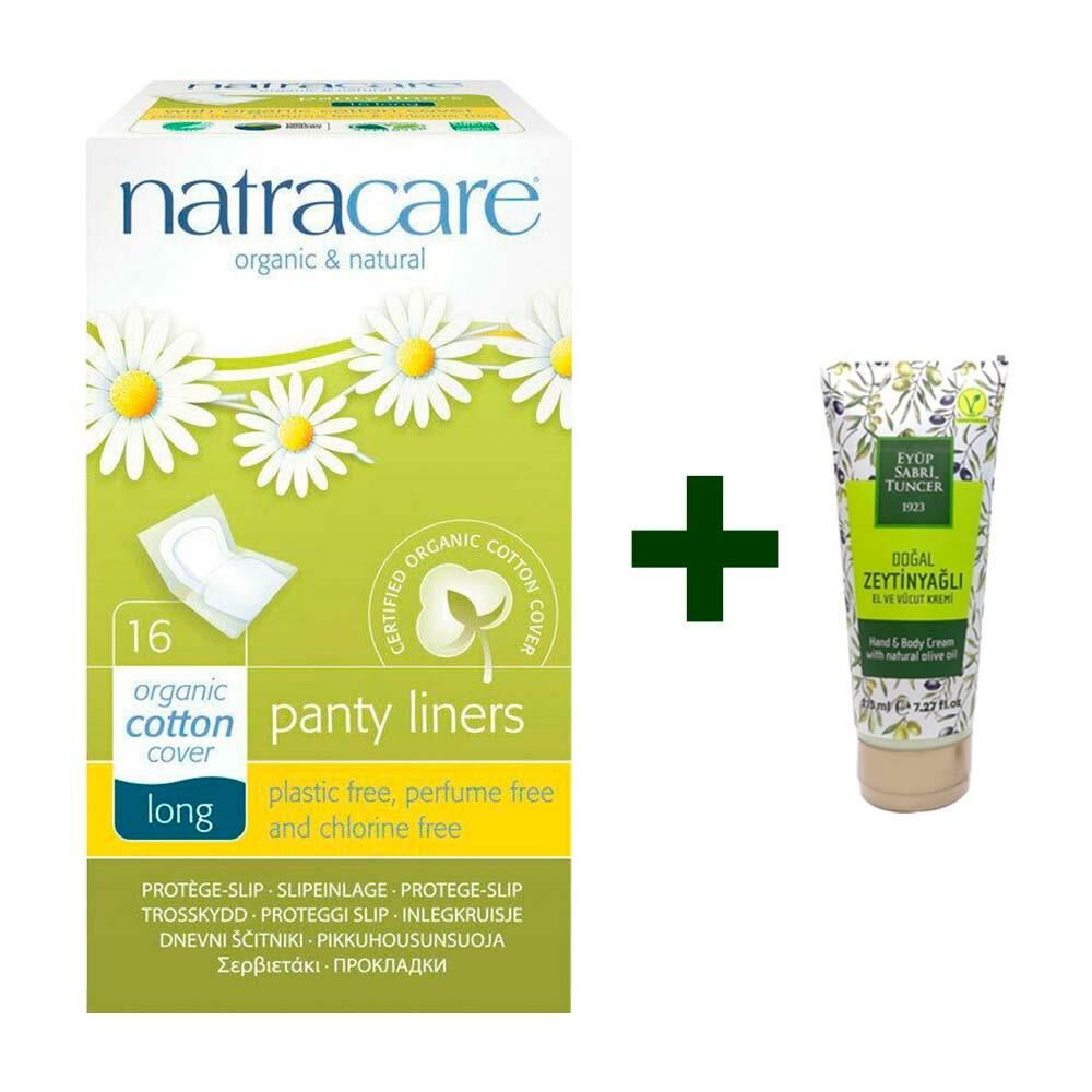 Natracare Organic Cotton Cover Long 16 Adet + Krem Hediyeli