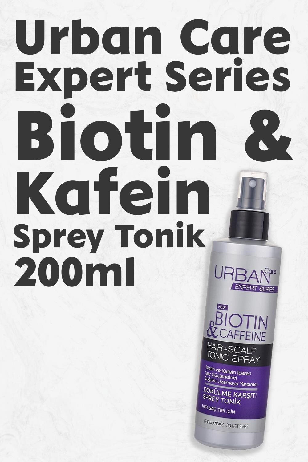 Urban Care Expert Biotin & Kafein Sprey Tonik 200 ml