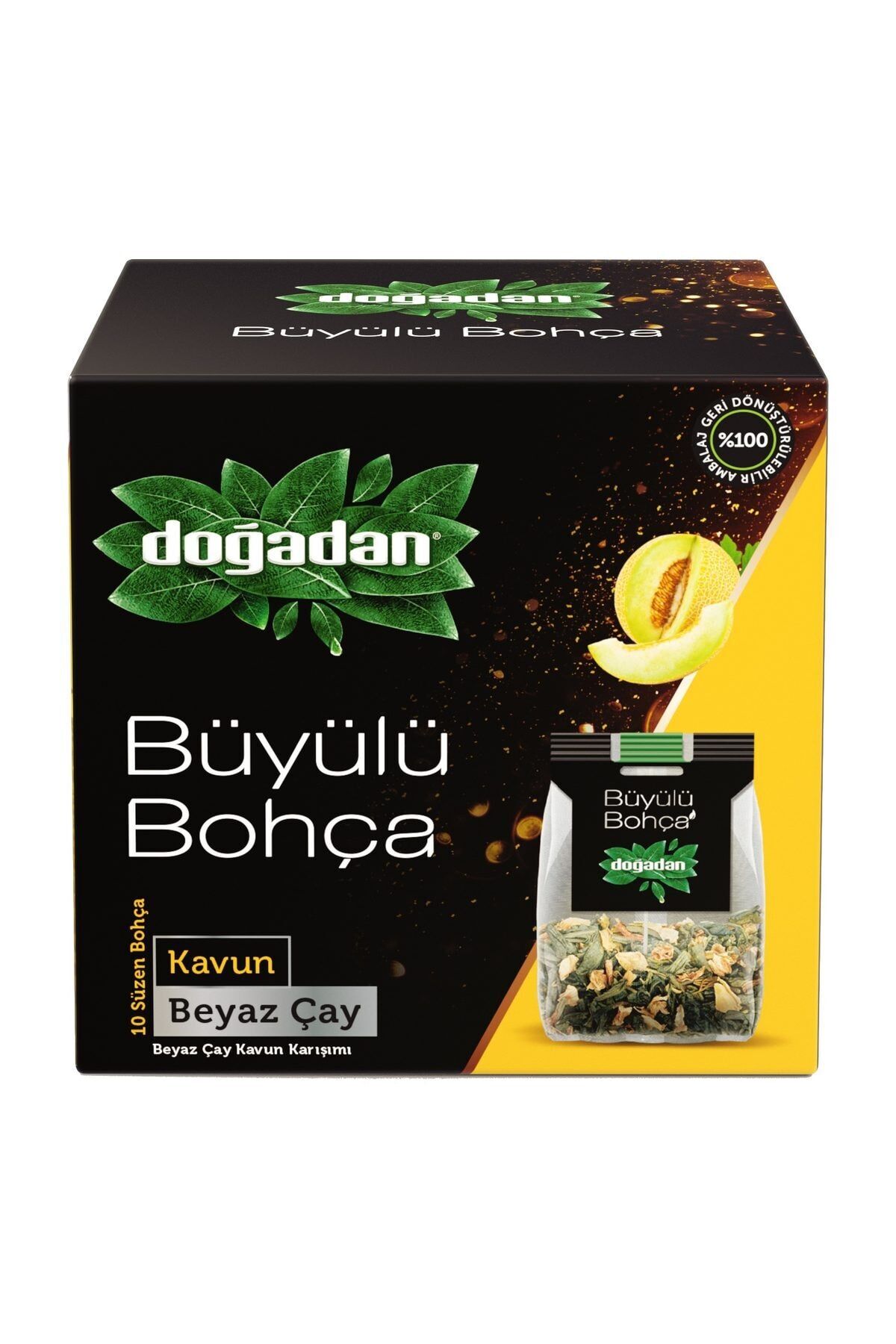 Doğadan Büyülü Bohça Beyaz Çay Kavun 10'lu 12 G