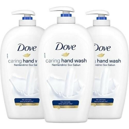 Dove Caring Hand Wash Nemlendirici Sıvı Sabun 500 ML X 3