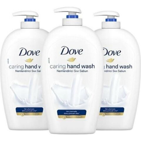 Dove Caring Hand Wash Nemlendirici Sıvı Sabun 500 ML X 3