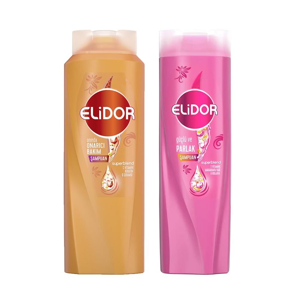 Elidor Superblend Saç Bakım Şampuanı Anında Onarıcı Bakım ve Güçlü Parlak