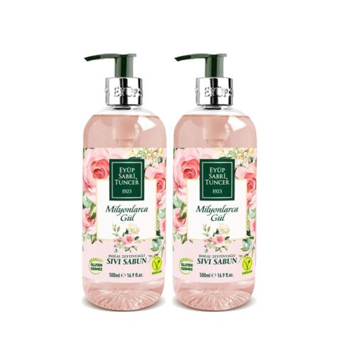 Eyüp Sabri Tuncer Milyonlarca Gül Sıvı Sabun 500 ml x 2 Adet