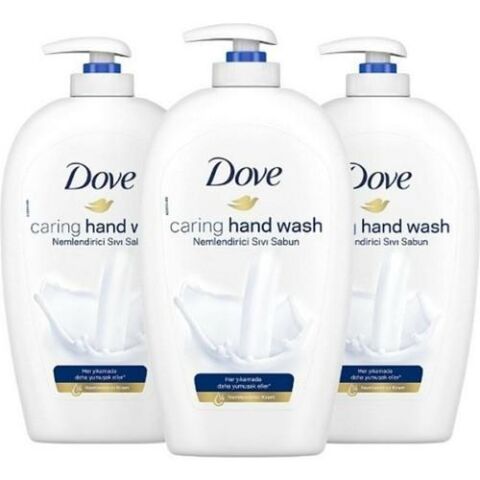 Dove Caring Hand Wash Nemlendirici Sıvı Sabun 500 ML X 3