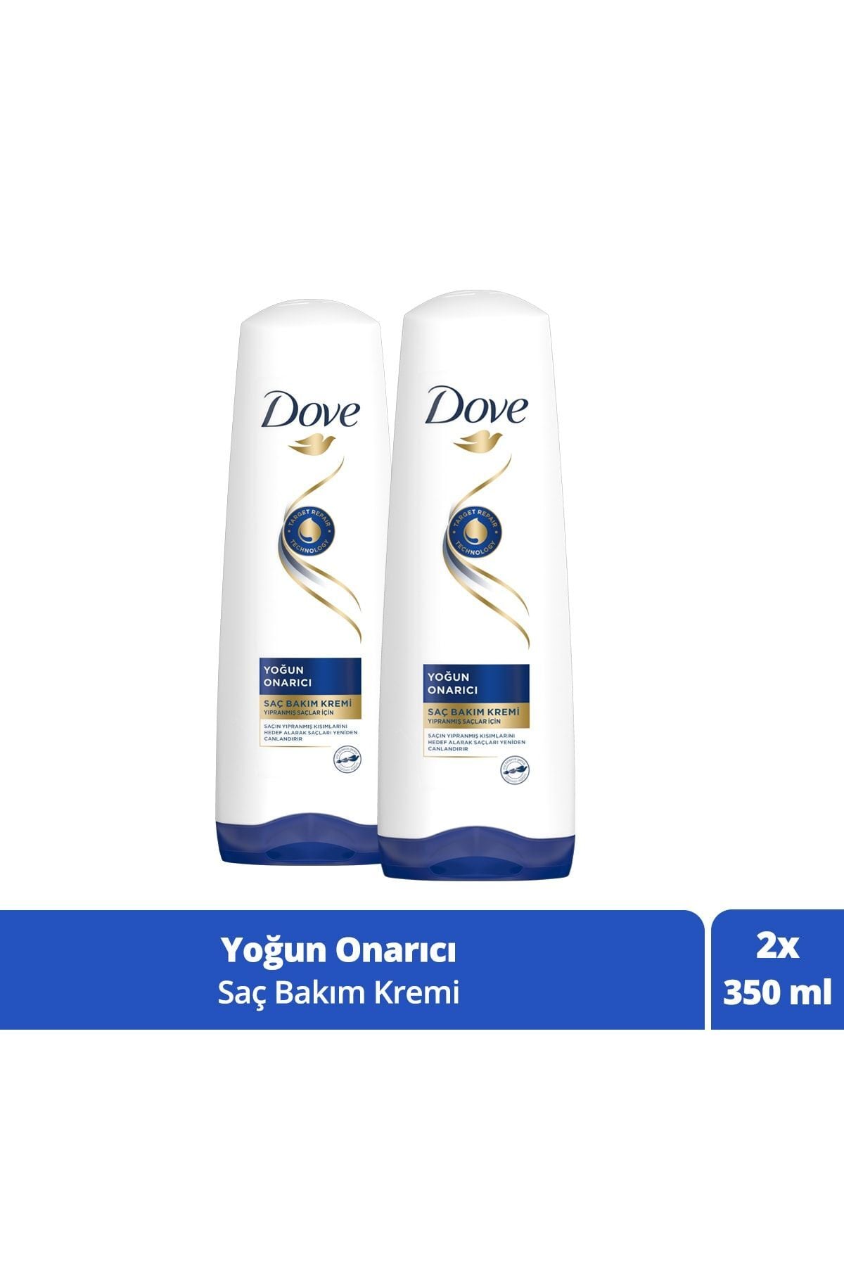 Dove Yoğun Onarıcı Saç Bakım Kremi 350 ml x 2