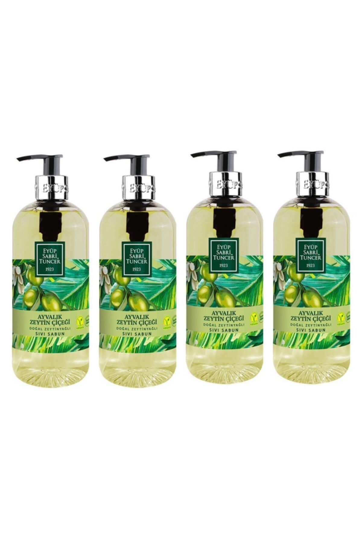 Ayvalık Zeytin Çiçeği Sıvı Sabun 500 ml - 4 Adet