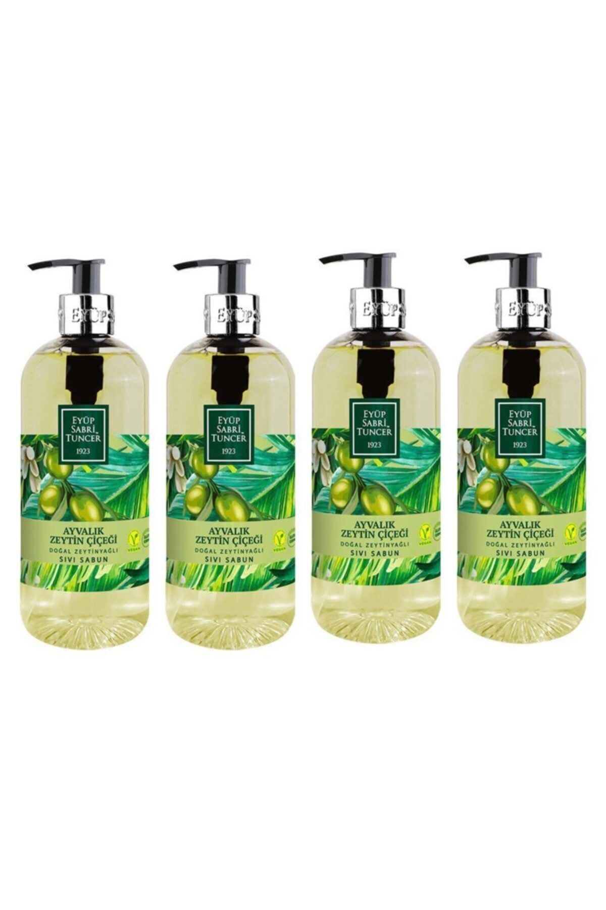 Ayvalık Zeytin Çiçeği Sıvı Sabun 500 ml - 4 Adet
