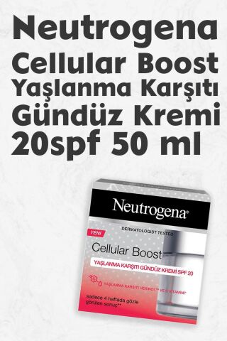 Neutrogena Cellular Boost Yaşlanma Karşıtı Gündüz Kremi SPF 20 50 ml