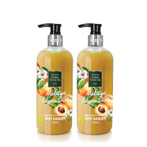 Eyüp Sabri Tuncer Malatya Kayısı Çiçeği Sıvı Sabun 500 ml Pet x 2 Adet