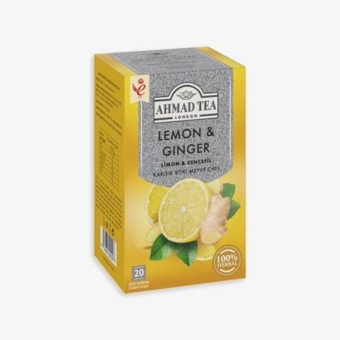 Limon Ve Zencefil 3 Paket Karışık Bitki Çayı 20'li ve Oda Kokusu