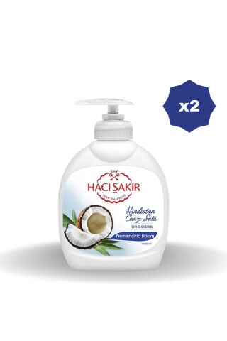 Hacı Şakir Hindistan Cevizli Sıvı Sabun 300 ml - (2 ADET)
