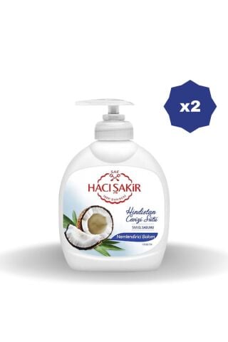 Hacı Şakir Hindistan Cevizli Sıvı Sabun 300 ml - (2 ADET)