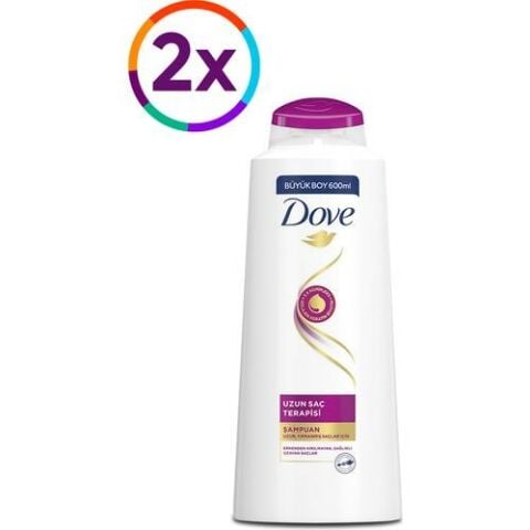 Dove Şampuan Uzun Saç Terapisi 600 ml x 2