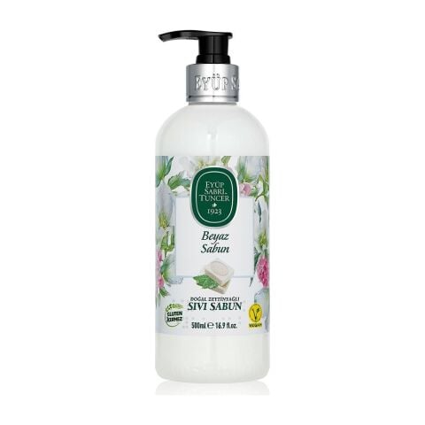 Eyüp Sabri Tuncer Beyaz Sabun Sıvı Sabun Doğal Zeytinyağlı 500 ml