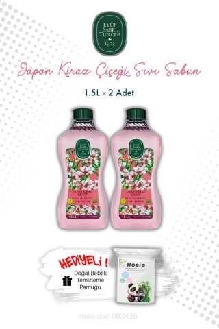 Japon Kiraz Çiçeği Eyüp Sabri Tuncer 1.5L Sıvı Sabun X2 ve ROSIE