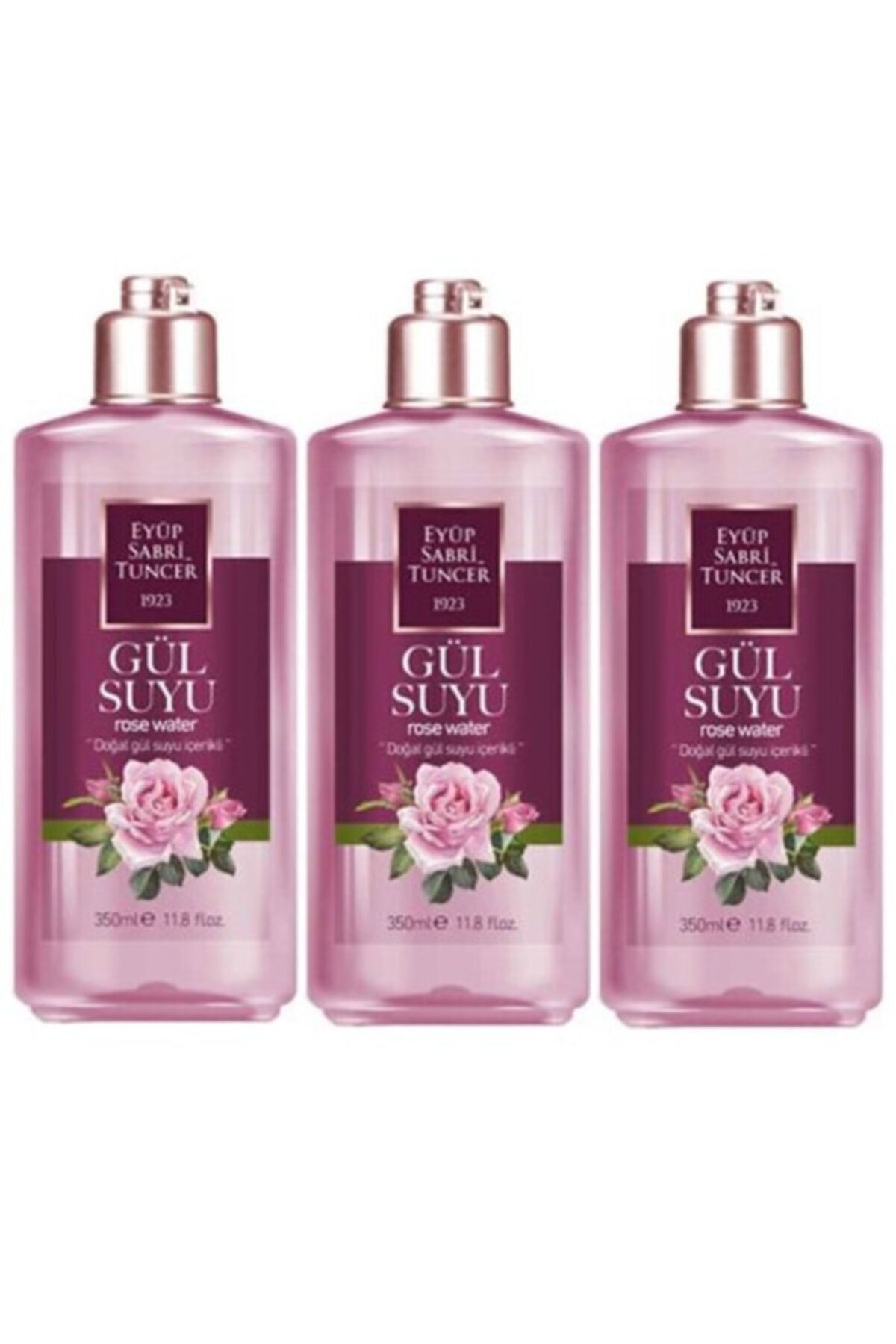 Eyüp Sabri Tuncer Doğal Gül Suyu 350 ml X3 Adet
