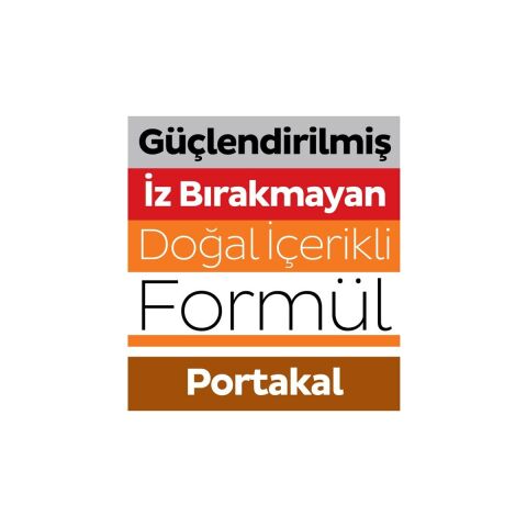Sleepy Portakal Yüzey Temizlik Havlusu Meyve Serisi 100 yaprak