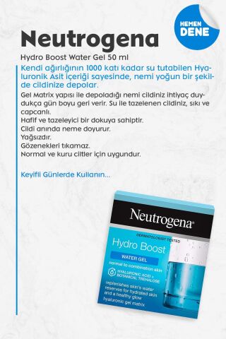 Neutrogena Hydro Boost Water Gel 50 ml