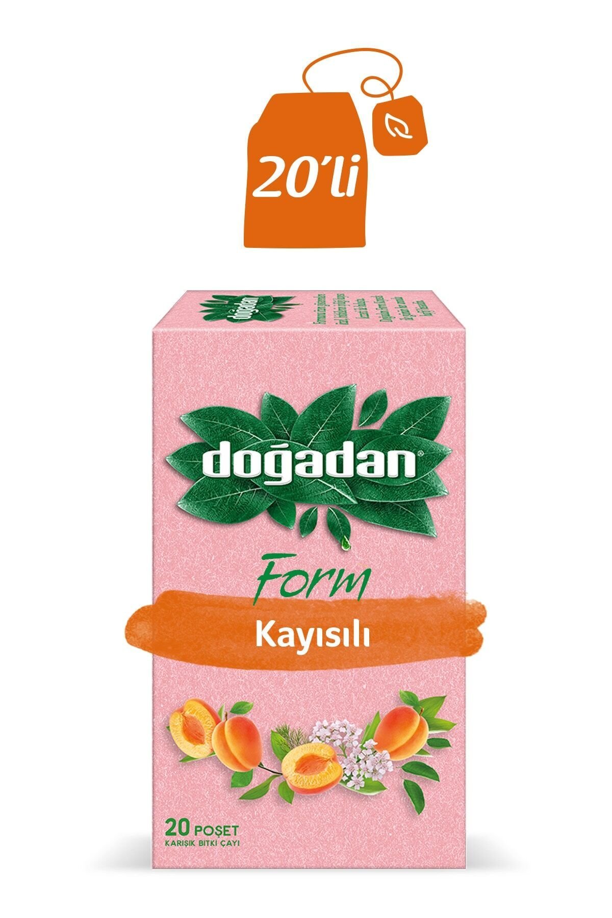 Doğadan Form Çay Kayısılı 20'li