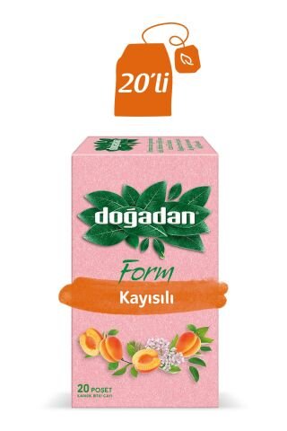 Doğadan Form Çay Kayısılı 20'li