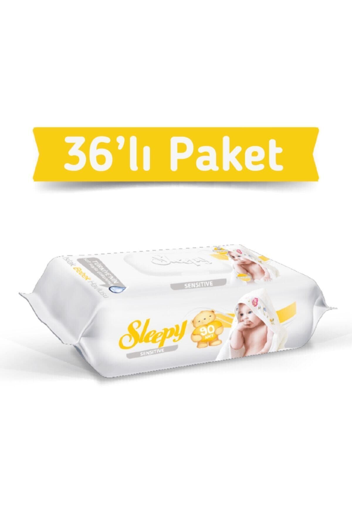 Sleepy Sensitive Islak Mendil 36 Adet x 3240 Yaprak