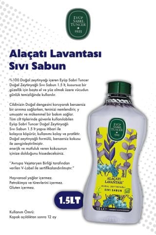 Alaçatı Lavantası ve Japon Kiraz Çiçeği Sabun 1.5L  Eyüp Sabri Tuncer ve ROSIE