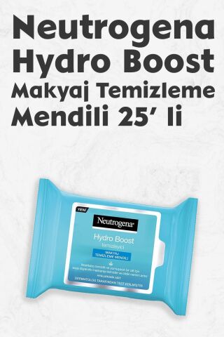 Neutrogena Hydro Boost Makyaj Temizleme Mendili 25' li
