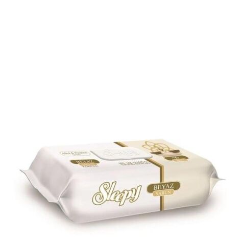 Sleepy 90'lı Beyaz Sabun Kokulu Islak havlu Mega 48 paket ve Rosie hediye