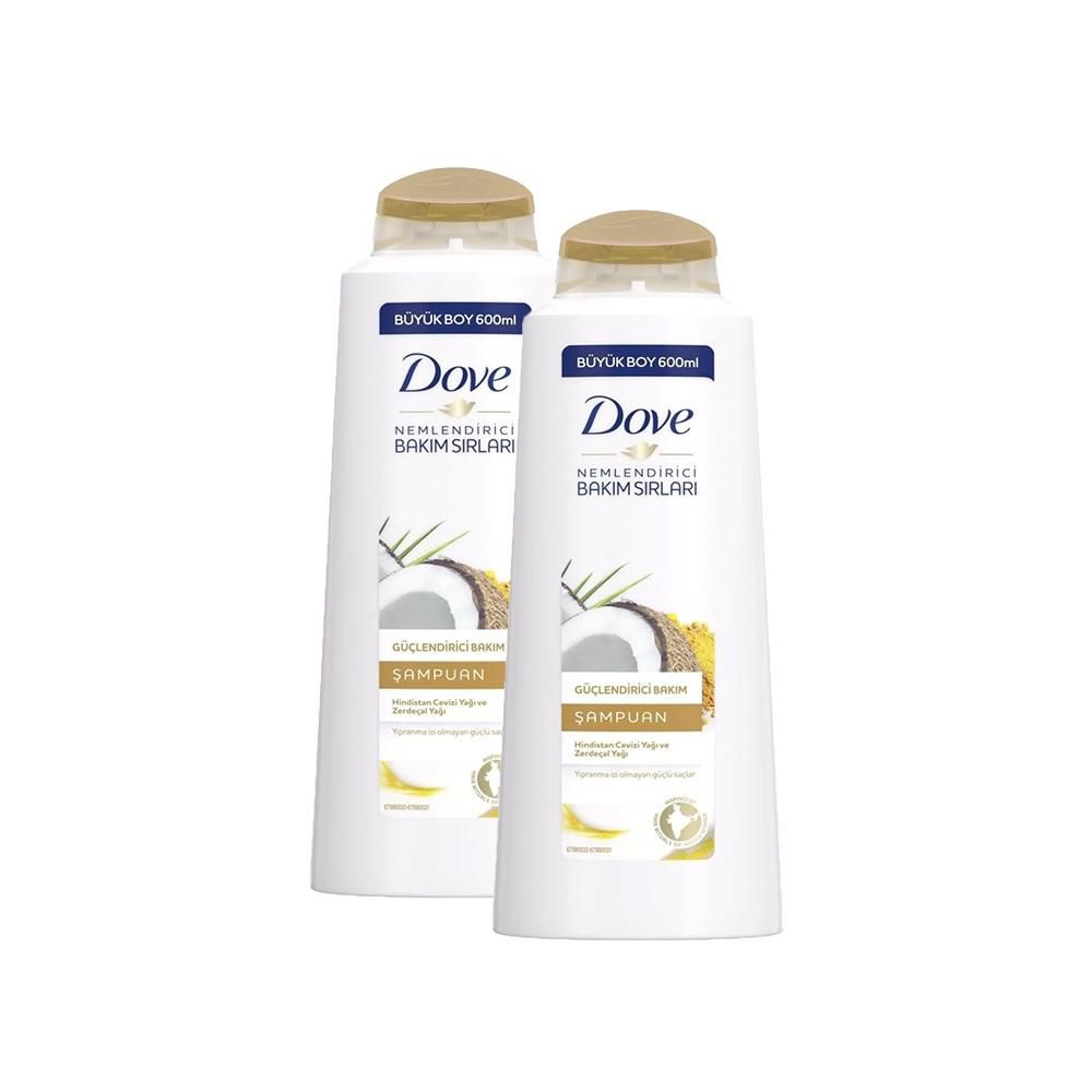 Dove Hindistan Cevizi Yağı ve Zerdeçal Yağlı Şampuan x 2