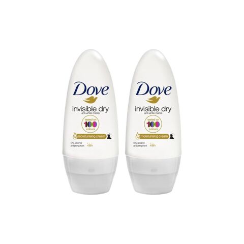 Dove Roll-On Invisible Dry Kadın 50 ml x 2