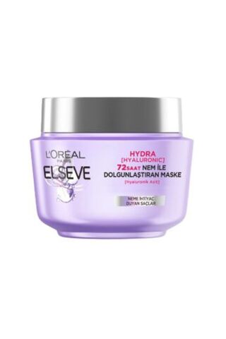 Elseve Loreal Paris Hydra Hyaluronic 72 Saat Nem Ile Dolgunlaştıran Maske 300 Ml