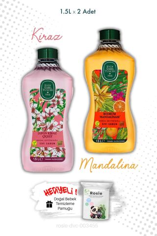 Bodrum Mandalinası ve Japon Kiraz Çiçeği Sabun 1.5L  Eyüp Sabri Tuncer ve ROSIE