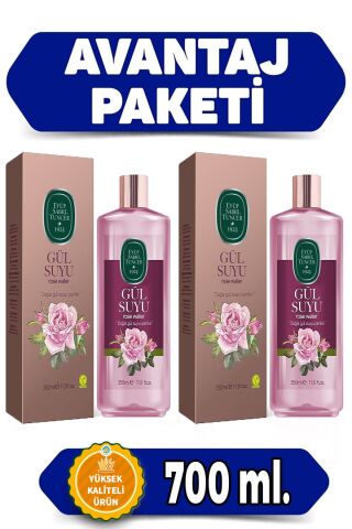 Eyüp Sabri Tuncer 2 Adet Doğal Gülsuyu 700ml