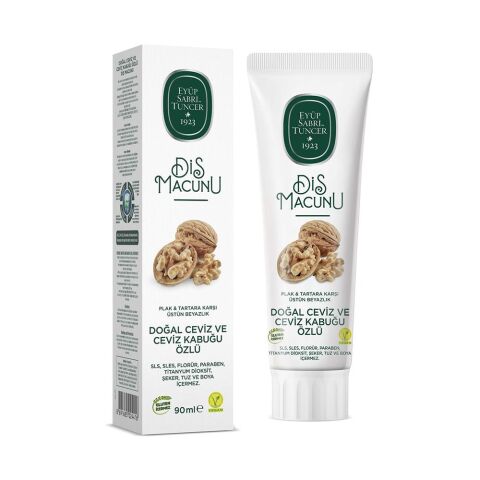 Eyüp Sabri Tuncer Diş Macunu Ceviz ve Kabuğu Özlü 90 ml