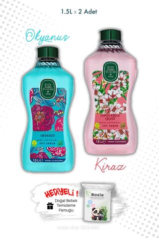 Okyanus ve Japon Kiraz Çiçeği Sabun 1.5L  Eyüp Sabri Tuncer ve ROSIE