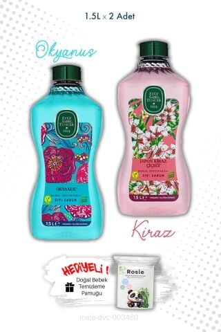 Okyanus ve Japon Kiraz Çiçeği Sabun 1.5L  Eyüp Sabri Tuncer ve ROSIE